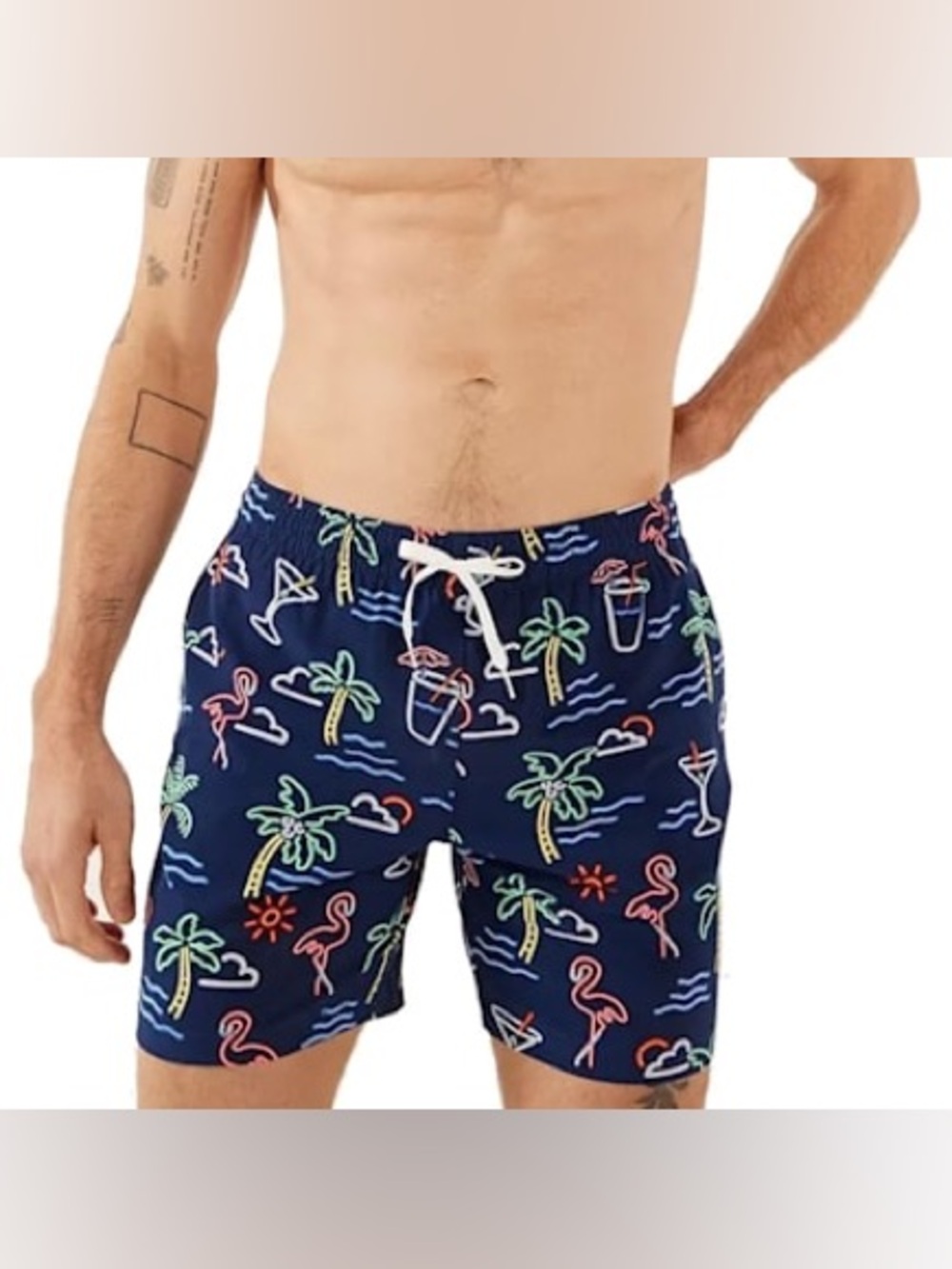Chubbies Neon Light Swim Trunks 7” M